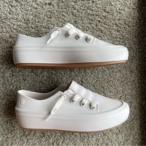 Cute Melissa White Sneakers
